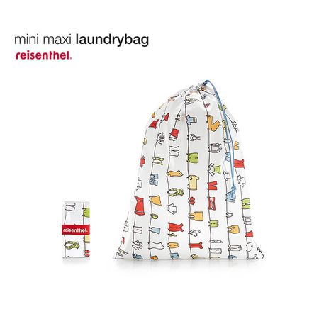 洗濯物柄の袋。reisenthel MINI MAXI LAUNDRY BAG