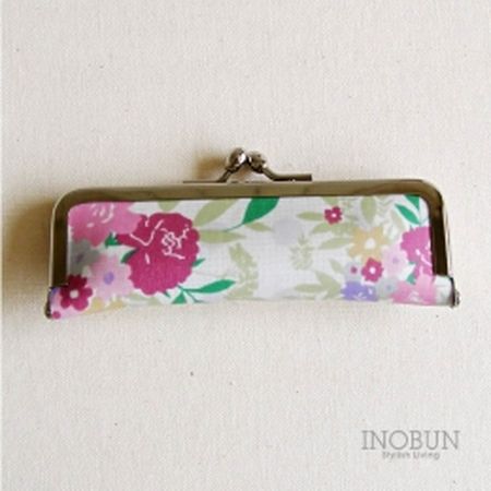 INOBUNオリジナル フラワーポーチ 印鑑ケース
