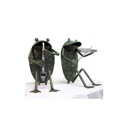 ブリキ カエル　楽隊