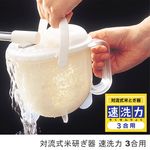 地味に便利な生活アイテム　対流式米研ぎ器 速洗力 3合用