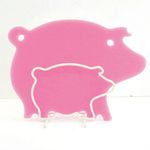 ぶた型のまな板とスタンドCUTTING BOARD & STAND