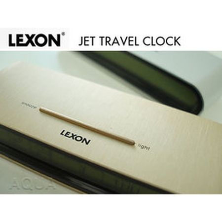 LEXON（レクソン）　JETTRAVELCLOCK　薄型時計