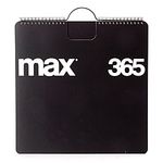 Max 365　シンプルブラック万年カレンダー