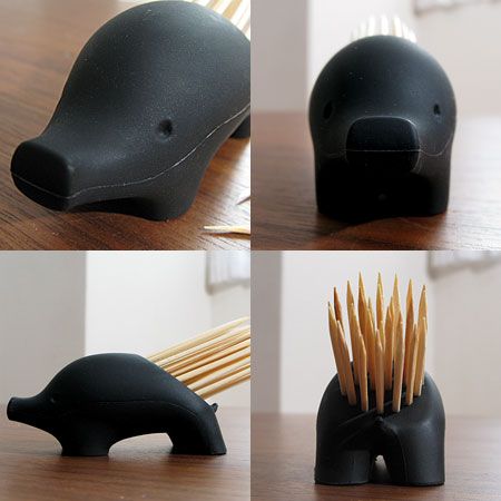 Pick Ur Pine ハリネズミ爪楊枝ホルダー(つまようじ)