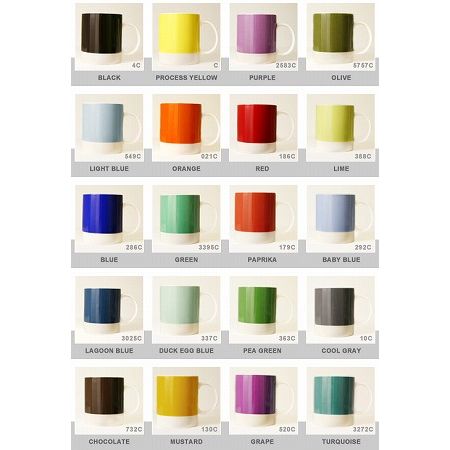 PANTONE　MUG　パントン　マグカップ　10COLORS 