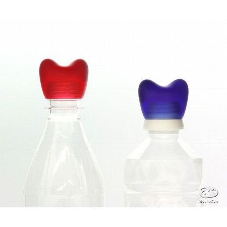 エコキュートなハート型のペットボトルキャップ。”HEART” Bottle Cap