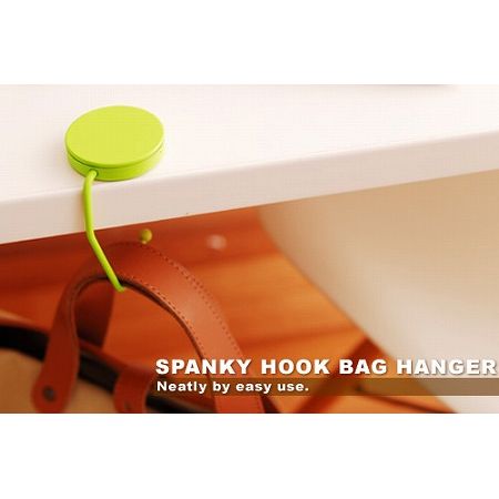 机にかえるハンガー　Spanky　Hook　バッグハンガー　ラウンド