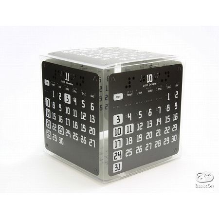 フォントと点字とキュービック。CALENDAR CUBE 2010