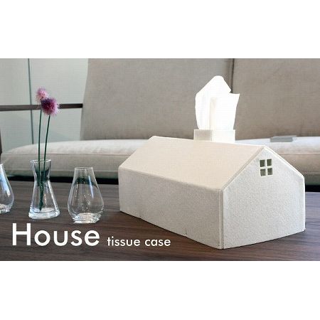 ティッシュケース　ハウス　-tissuecase house