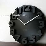 IDEA LABEL（イデアレーベル） 超立体掛け時計 Wall Clock