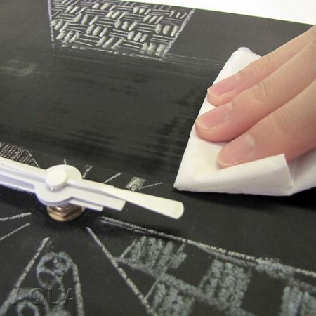  「黒板クロック」壁掛け時計　ウォールクロック   