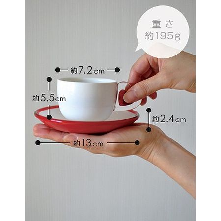 VICEVERSA(ヴァイスヴァーサ)アクリル カップ&ソーサー ハート