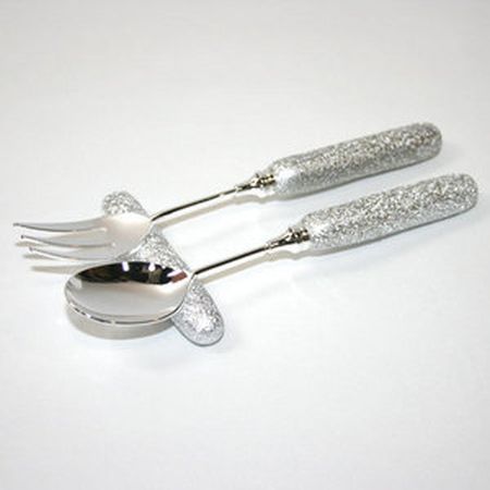 glitter cutlery set 